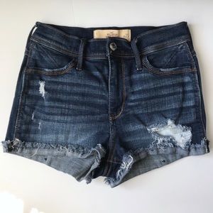 Hollister High Rise Denim Shorts